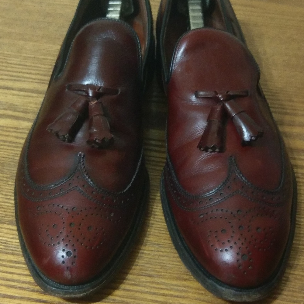 Allen Edmonds Leather Wingtip Loafers - Mens 11AA